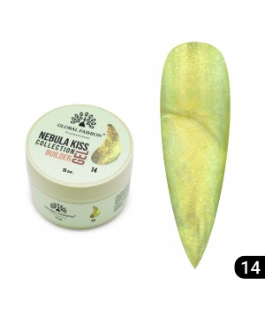 Гель Nebula Kiss Builder Gel, HEMA/TPO free 15мл, №14